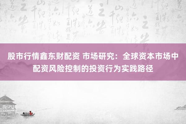 股市行情鑫东财配资 市场研究：全球资本市场中配资风险控制的投资行为实践路径