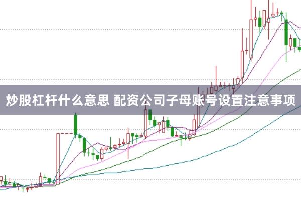 炒股杠杆什么意思 配资公司子母账号设置注意事项